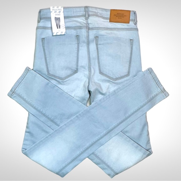 ZARA Trafaluc Light Wash Skinny Jeans NWT - Picture 5 of 12